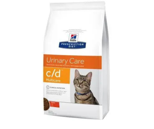 Корм для котів Хіллс Hills PD Feline C/D-курка, Лікування циститів - 0,4 кг &mdash;