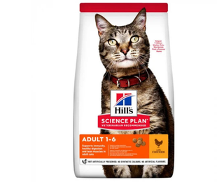 Корм Хіллс HILL'S SCIENCE PLAN Adult для котів (з куркою) 0.3 кг &mdash;