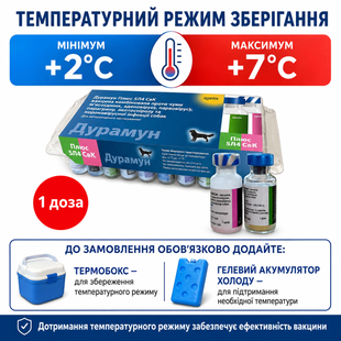 Вакцина Дурамун Плюс 5L4/CVK для собак (1 доза)