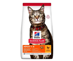 Корм для котів Хіллс Hill's SP Science Plan Adult 15 кг - курка &mdash;