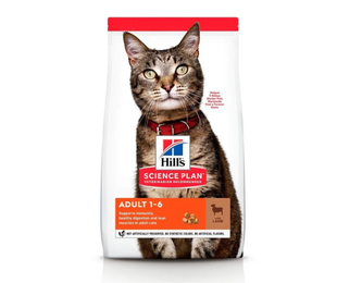 Корм для котів Хіллс Hill's SP Science Plan Adult 10 кг - ягня &mdash;