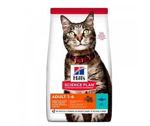 Корм Хіллс Hill's SP Science Plan Adult для дорослих котів з тунцем 10 кг &mdash;