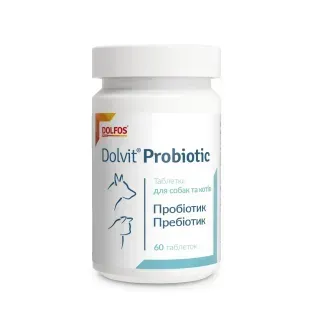 Пробіотик (Dolfos) для собак та котів, 60 таб &mdash;