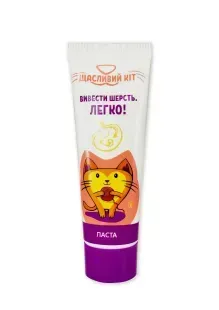 Паста Щасливий кіт, для виведення шерсті, 80 г &mdash;
