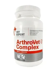 Вітаміни Артровет Комплекс Vetexpert Arthrovet Complex Small Breed/Cat для хрящів і суглобів кішок і собак дрібних порід,60 капсул &mdash;