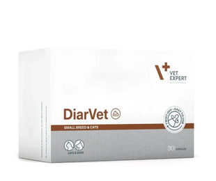 ДіарВет (DiarVet) Twist Off для котів і собак дрібних порід при діареї (30 капсул) &mdash;