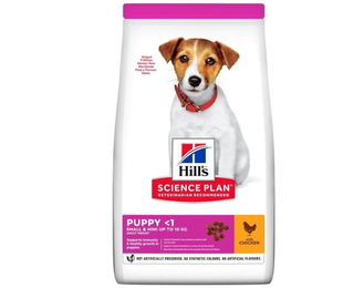 Корм Хіллс Hill's SP Science Plan Puppy Ch Small & Mini для цуценят маленьких порід (з куркою) 1.5 кг &mdash;