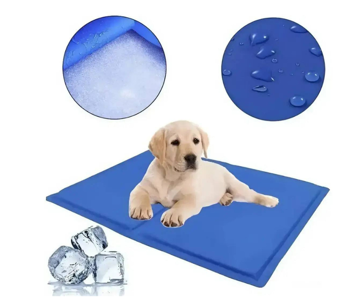 Килимок охолоджуючий L (88x49 см) для собак &mdash; Papillon Cooling Mat, розмір L &mdash; охолоджувальний килимок для собак зі спеціальним гелем, який автоматично активується під дією ваги та тиску тварини. Допомагає підтримувати комфортну температуру тіла собаки у спекотну пору року та забезпечує охолодження на 7&ndash;12 &deg;C нижче температури навколишнього середовища. Не потребує електрики, води, холодильника або попереднього заморожування. Працює до 3 годин безперервно, після чого для відновлення охолоджувальних властивостей килимок рекомендується залишити без навантаження приблизно на 1 годину.