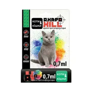 АкароKILL краплі протипаразитарні для котів 0,7 мл*1 шт &mdash;